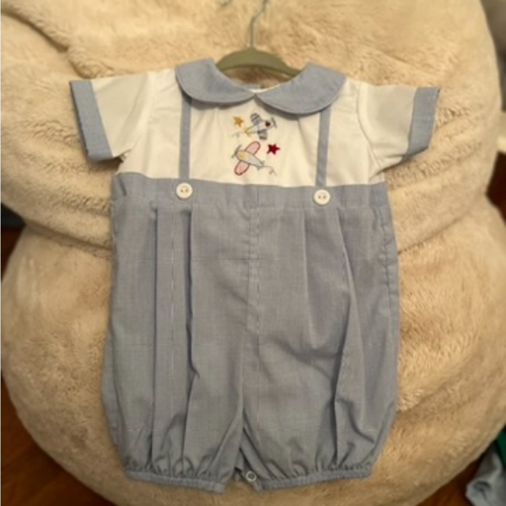 Bailey Boys airplane embroidered boys jumper